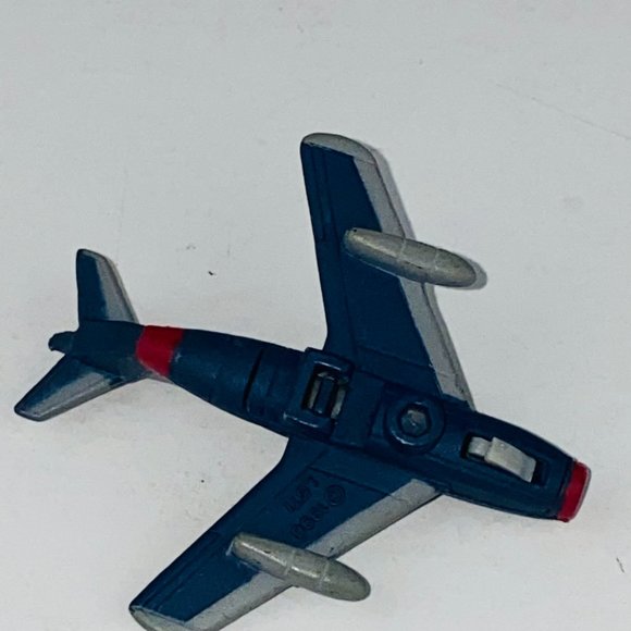 LGTI 1996 Two Tone Gray Micro Machines Plane Toy - Picture 4 of 4
